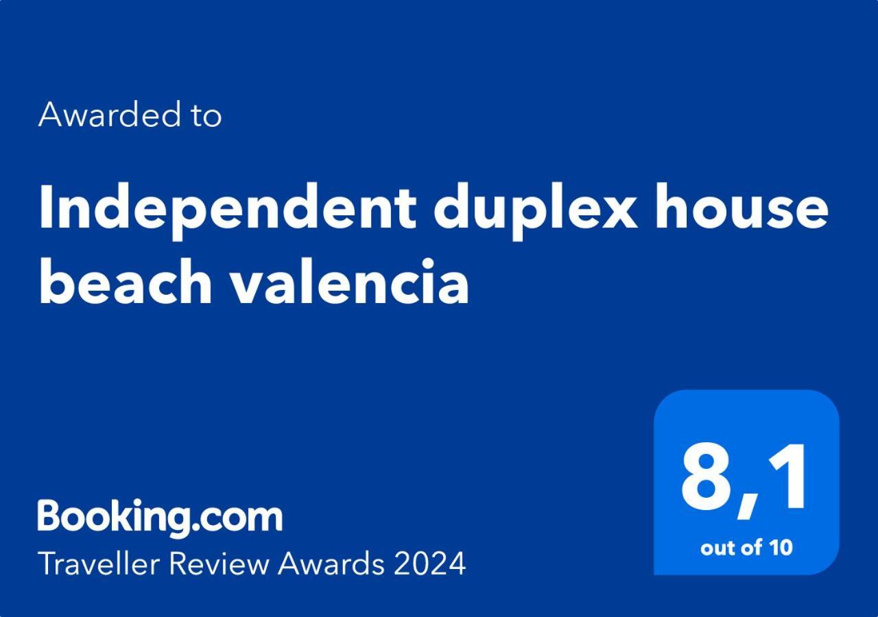 Independent Duplex House Beach Valencia Apartment Exterior photo